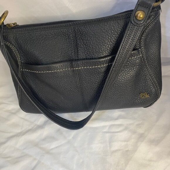 The Sak Black Pebbled Shoulder Bag- Medium Size - Picture 4 of 7
